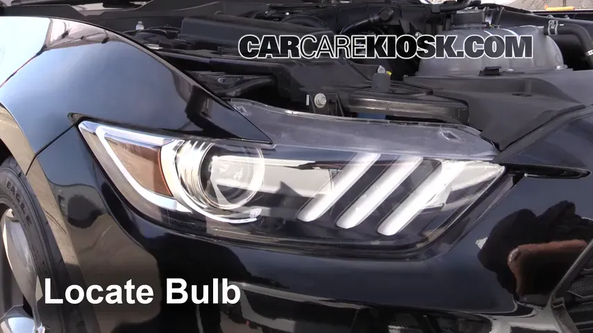 2016 Ford Mustang V6 3.7L V6 Coupe Lights Daytime Running Light (replace bulb)